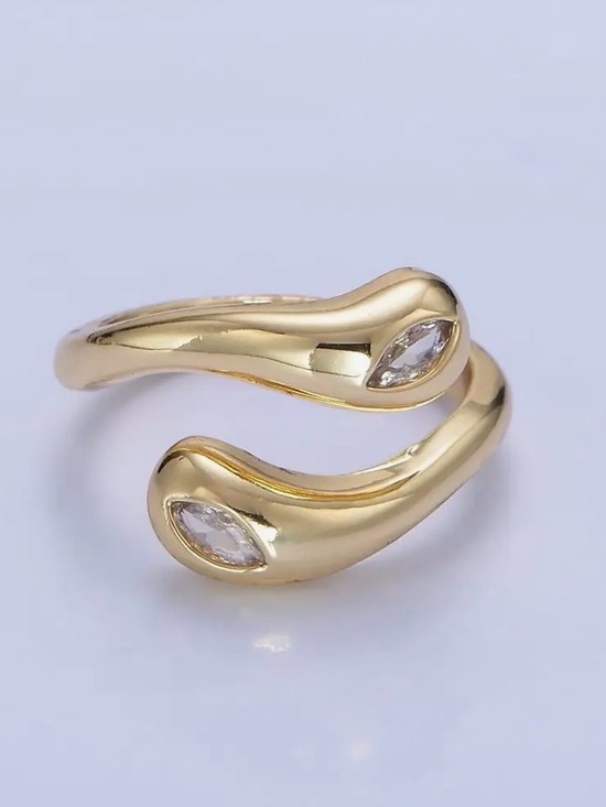 Jewelry - Minimalist Gold Filled Wrapped
Adjustable Ring